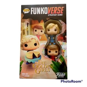 FunkoVerse The Golden Girls Strategy Game NEW in Box Rose Betty White & Blanche